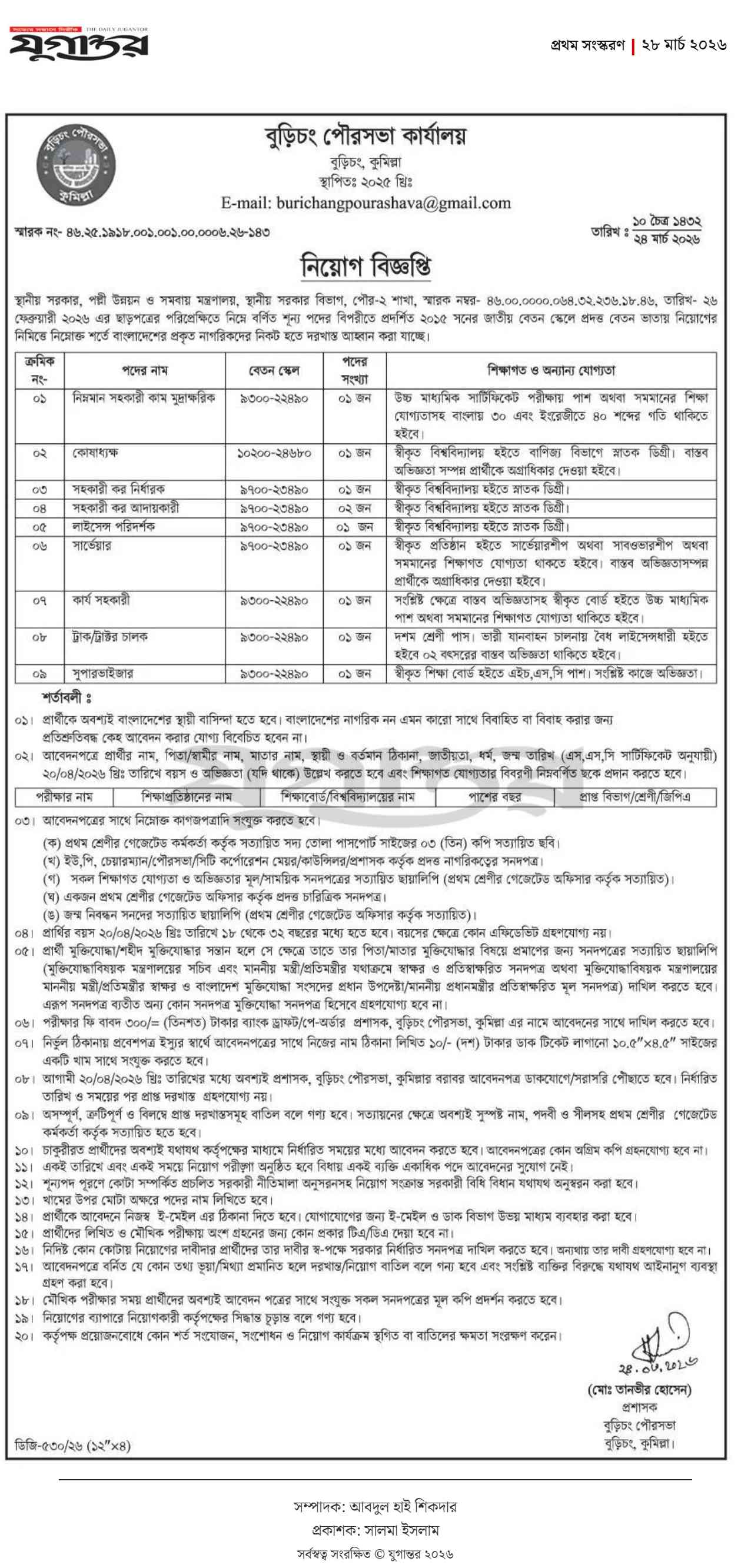 Burichang Pourashava Job Circular 2026 Municipality Job Circular 2026 - All Pourashava Job Circular 2026.png