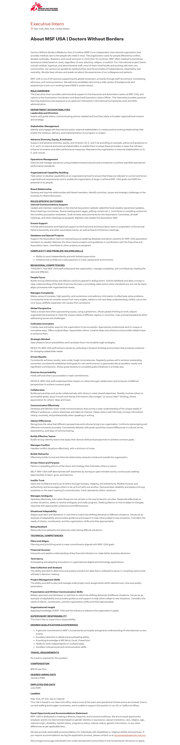 Doctors Without Borders Job Circular 2025 Picture New