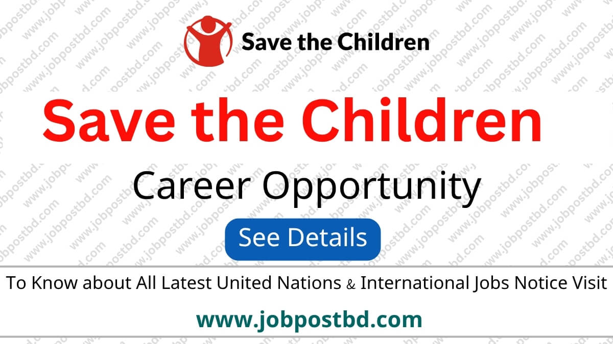 Save the Children job circular United States - www.savethechildren.net